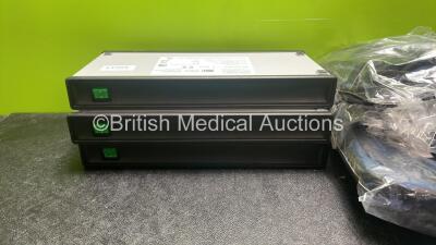 Mixed Lot Including 3 x ISOMED Version II Video Isolation Amplifiers and 20 x Caesarea Medical REF 100-176S Small Pouches *SN 1FB014707, 13FB014702, 13FB014701* - 2