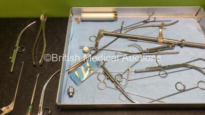 Job Lot of Various Surgical Instruments in Tray - 4