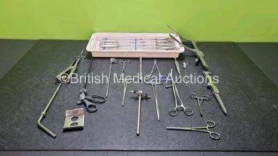 Job Lot of Surgical Instruments and Summit Medical Cement Restrictor Instrumentation Tray