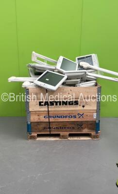 Pallet of Approx 20 Wandsworth Monitors on Arms