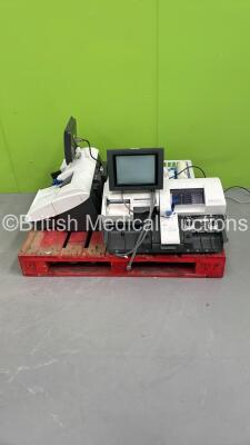 2 x Radiometer ABL800 Flex Blood Gas Analyzers with Accessories (Both Power Up with Missing Casing-See Photos)