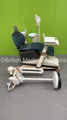 Sirona C2 Dental Suite with Siemens 4688870 Dental Chair, Dental X-Ray Head, Dental Lamp, Spittoon and Ceiling Mounted Operating Lamp