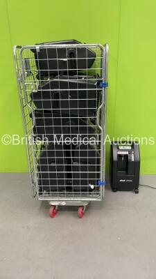 10 x DeVilbiss Drive 5 Litre Oxygen Concentrator Units (All Power Up in Good Condition) *Cage Not Included* *SN B202060279KS*