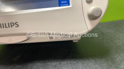 Philips IntelliVue MP50 Patient Monitor with 1 x Philips M3001A Module Including ECG, SpO2 and NBP Options (Powers Up with Missing Tag-See Photo) *SN DE44162932, DE72848907* - 4