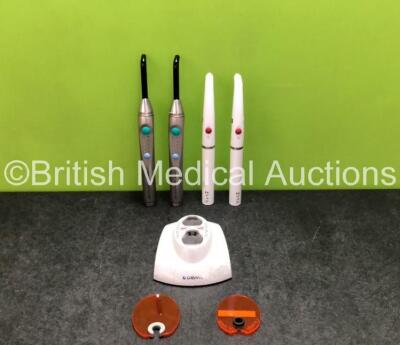 Job Lot Including 2 x SDI Radii-cal Curing Lights (Both Power Up) 2 x Ortholux Luminous Curing Lights and 1 x Kerr Demi Docking Station