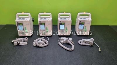 4 x Sino Medical SN-1800V Infusion Pumps *Mfd - 2020* (Excellent Condition) *SN 0496200525A05563 / 0496200525A05565 / 0496200525A05564 / 0496200525A05562*