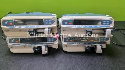 Job Lot Including 6 x Alaris Asena CC MK3 Syringe Pumps (4 x Power Up) and 3 x Carefusion Alaris CC Syringe Pumps (2 x Power Up) and 1 x Carefusion Alaris GH Syringe Pump (No Power) *SN 800322699 / 800331604 / 800322702 / 800246024 / 800322716 / 800318441