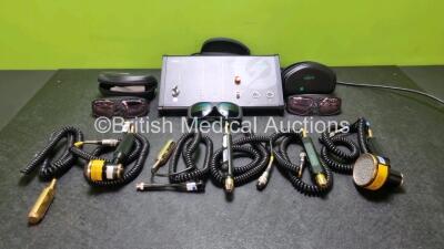 Thor LX2 Laser LED Therapy System (Powers Up with Key) with 6 x Handpieces and 3 x Safety Goggles in Carry Case *SN M0234* **Key in Goggle Case**