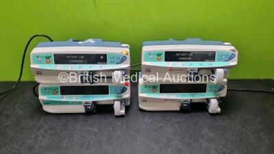 Job Lot Including 3 x Carefusion Alaris PK Syringe Pumps (2 x Power Up 1 x Draws Power) and 1 x BD Alaris PK Syringe Pump (Draws Power) *SN