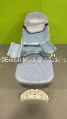 Midmark Promotal 0012634 Birthing Bed with Footswitch (Unable to Power Test Due to Damaged Power Port - See Photo)