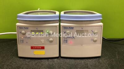 2 x Fisher & Paykel MR850AEK Respiratory Humidifier Units (1 x Powers Up, 1 x Powers Up with Fault) *SN 090910059633 / 9985AEK00727*