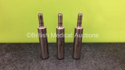 3 x Stryker 5400-015-000 Core Micro Drill Handpieces *SN 0800203193 / 0908603263 / 0807908673*