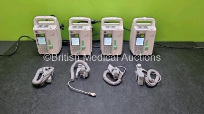 4 x Sino Medical SN-1800V Infusion Pumps *Mfd - 2020* (Excellent Condition) *SN 0496200526A06459 / 0496200526A06461 / 0496200526A06460 / 0496200526A06458*