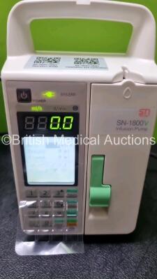 4 x Sino Medical SN-1800V Infusion Pumps *Mfd - 2020* (Excellent Condition) *SN 0496200526A06459 / 0496200526A06461 / 0496200526A06460 / 0496200526A06458* - 5