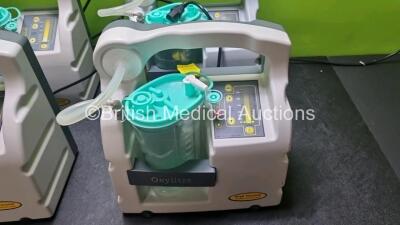 4 x Oxylitre PSP003 Portable Suction Units with 4 x Suction Cups (All Power Up) *SN 3180004 / 33614003 / 19691003 / 40664004* - 2