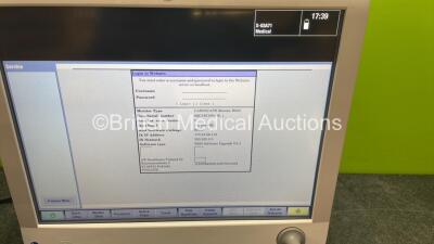 GE Carescape B650 Touch Screen Patient Monitor * Mfd - 02-2019 * with 1 x GE Dinamap Ref- 2016793-002 Patient Data Module Including ECG, Temp/CO, P1/P3, P2/P4, SpO2 and NIBP Options *Mfd 01-2019* 1 x GE Vital Signs Temperature Cable, 1 x Invasive Blood Ca - 6