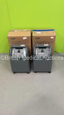 2 x AirSep VisionAire 5 Oxygen Concentrators (Both Power Up) *S/N GPB0119450262 / GPB0119420556*