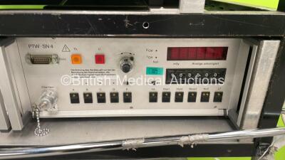 PTW-MP3 Control Unit and 2 x PTW SN4 Units on Metal Table (Powers Up) - 3