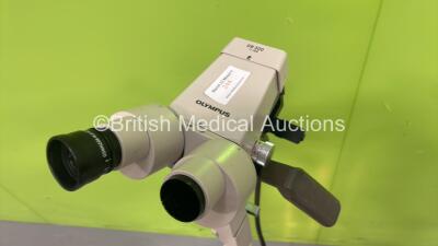 Olympus OCS-3 Colposcope on Stand with Binoculars, 1 x Eyepiece and OB 300 Lens (Powers Up) *S/N 111013* - 2