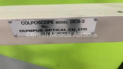 Olympus OCS-3 Colposcope on Stand with Binoculars, 1 x Eyepiece and OB 300 Lens (Powers Up) *S/N 111013* - 5