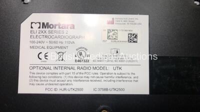 2 x Mortara ELI 250c ECG Machines (Both Power Up) *SN 117380586465 / 117510601830* - 5