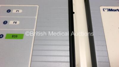 2 x Mortara ELI 250c ECG Machines (Both Power Up with Damage to Casing - See Photos) *SN 115050243736 / 120020000938* - 5