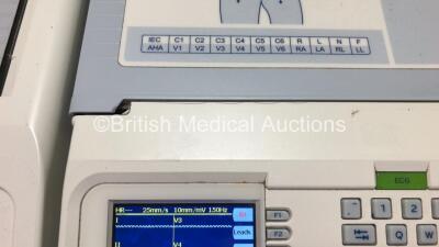 2 x Mortara ELI 250c ECG Machines (Both Power Up with Damage to Casing - See Photos) *SN 115030241797 / 115030241799* - 6