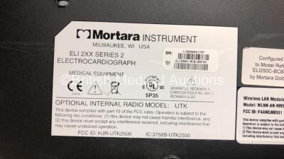 2 x Mortara ELI 250c ECG Machines (Both Power Up with Damage to Casing - See Photos) *SN 115030241797 / 115030241799* - 9