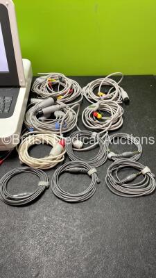 Philips TC50 Pagewriter Cardiograph Machine with Various Patient Monitoring Cables (Powers Up with Missing Button-See Photo) *SN CN41630484* - 4