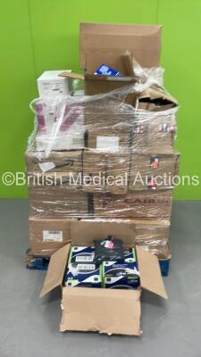 Pallet of Consumables Including Gloves, Syringes and Bandages (Out of Date)