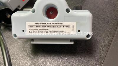 Job Lot Including 4 x Kendall Aerodyne Aerosol Heaters (All Power Up) 9 x Covidien Kendall Heaters for Mechanical Nebulization (8 Power Up, 1 No Power Due to Missing Switch-See Photo) *SN 5904A01112, 5904A01132, 159045199, 1590455201, 5904A01141, 5904A013 - 3