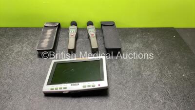 Mixed Lot Including 1 x Oslon Model V72W08N Monitor and 2 x Monacor SM-4 Sound Level Meters *SN 01028, 01031, T03034764*