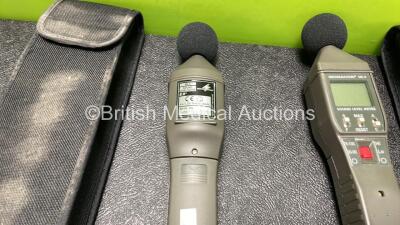 Mixed Lot Including 1 x Oslon Model V72W08N Monitor and 2 x Monacor SM-4 Sound Level Meters *SN 01028, 01031, T03034764* - 2