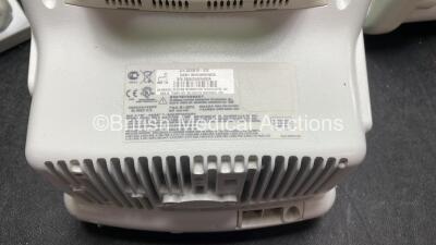 2 x GE Dash 4000 Patient Monitors Including ECG, NBP, CO2, BP1, BP2, SpO2 and Temp/Co Options (Both Power Up) *SN SD009285717GA, SBG05390845GA* - 5