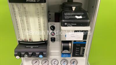 InterMed Penlon Prima SP Anaesthesia Machine with O2 Monitor, Hoses and Datex Ohmeda Tec 6 Plus Desflurane Vaporizer - 4