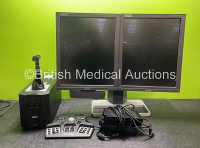 Mixed Lot Including 1 x Welch Allyn REF 23820 Otoscope, 1 x Hologic Securview Keypad, 1 x APC Smart 1500 UPS Unit and 2 x Barco Model MDMG-5221 Monitors