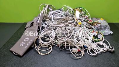 Job Lot of Various Patient Monitoring Cables