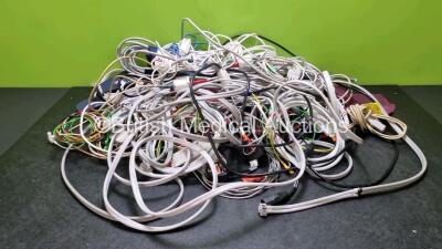 Job Lot of Various Patient Monitoring Cables