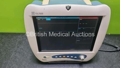 Mindray PM-7000 Patient Monitor Including ECG, SpO2, NIBP, T1 and T2 Options and Patient Monitoring Cables Including ECG and SpO2 (Powers Up) *SN CE05122473* - 2