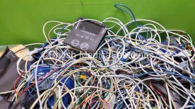 Job Lot of Various Patient Monitoring Cables - 2