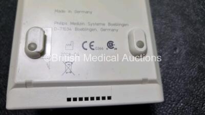 Job Lot Including 2 x Philips IntelliVue MP30 Patient Monitors (Both Power Up) and 2 x Philips M3001A Modules Opt A01C06 Including ECG, SpO2, NBP, Press and Temp Options *SN DE907U0786 / DE717N8246 / DE72847456 / DE72847459* - 6