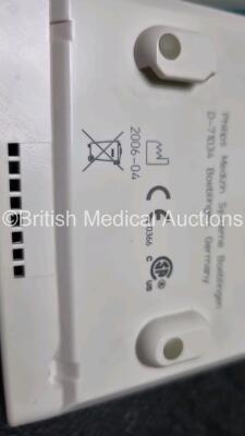 Job Lot Including 1 x Philips M3014A Modules Including CO2, Temp and Press Options and 1 x Philips M3001A Modules Opt A01 Including ECG, SpO2 and NBP Options *SN DE83711832 / DE512C6818* - 4