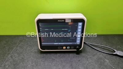 Philips Efficia CM100 Patient Monitor *Mfd 2016* with ECG, SpO2, T1, T2 and NIBP Options (Powers Up) *SN CN54505570*