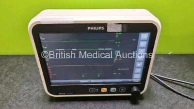 Philips Efficia CM100 Patient Monitor *Mfd 2016* with ECG, SpO2, T1, T2 and NIBP Options (Powers Up) *SN CN54505570* - 2