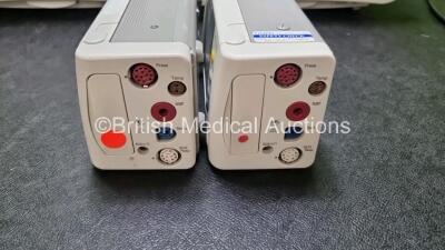 Job Lot Including 2 x Philips IntelliVue MP30 Patient Monitors (Both Power Up) and 2 x IntelliVue X2 Handheld Patient Monitors Including ECG, SpO2, NBP, Press and Temp Options (Both Power Up) *SN DE037C3942 / DE506J5252 / DE728B3767 / DE728B3821* - 2