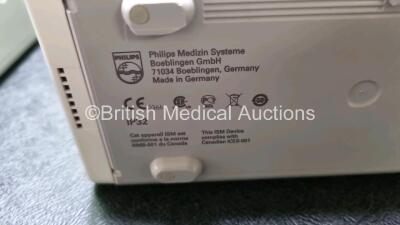 Job Lot Including 2 x Philips IntelliVue MP30 Patient Monitors (Both Power Up) and 2 x IntelliVue X2 Handheld Patient Monitors Including ECG, SpO2, NBP, Press and Temp Options (Both Power Up) *SN DE03758171 / DE03758134 / DE72882353 / DE72882360* - 3