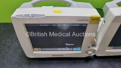 Job Lot Including 2 x Philips IntelliVue MP30 Patient Monitors (Both Power Up) and 2 x IntelliVue X2 Handheld Patient Monitors Including ECG, SpO2, NBP, Press and Temp Options (Both Power Up) *SN DE03758059 / DE03758132 / DE72882345 / DE72882370* - 5