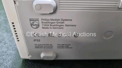 Job Lot Including 2 x Philips IntelliVue MP30 Patient Monitors (Both Power Up) and 2 x IntelliVue X2 Handheld Patient Monitors Including ECG, SpO2, NBP, Press and Temp Options (Both Power Up 1 x with Damage to Casing - See Photo) *SN DE315f1138 / DE037582 - 5