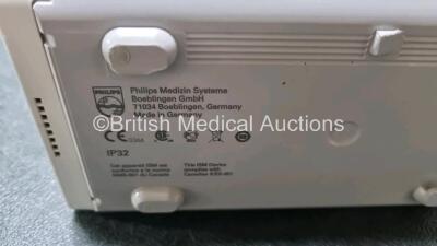 Job Lot Including 2 x Philips IntelliVue MP30 Patient Monitors (Both Power Up 1 x with Light Scratching on Screen - See Photo) and 2 x IntelliVue X2 Handheld Patient Monitors Including ECG, SpO2, NBP, Press and Temp Options (Both Power Up) *SN DE03758253 - 5