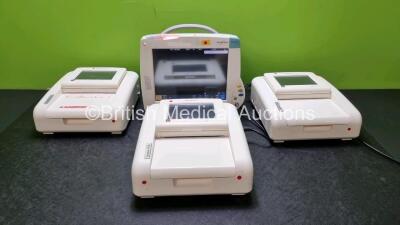 Job Lot Including 3 x Philips Avalon FM30 Fetal Monitors (2 x Unable to Power Test Due to no Power Supply) and 1 x Philips IntelliVue MP70 Patient Monitor (Powers Up) *SN DE53119751 / DE53118570 / DE53119727 / DE80299339*